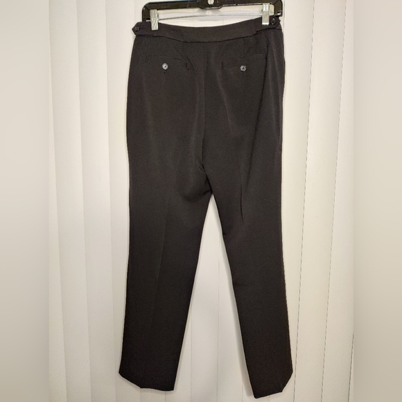 Anne Klein Black Stretch Trouser Size 6 Petite - Picture 2 of 4